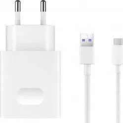 Incarcator Huawei HW-059200EHQ Fast Charger 2A si cablu Type C pentru seria Mate Alb 