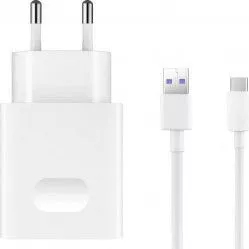 Incarcator Huawei HW-059200EHQ P9 P9+ P10.P10+ P20 P20 Pro P20 Lite Fast Charger 2A si cablu Type C Alb 