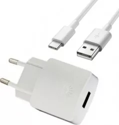 Incarcator Huawei pentru P9 P9+ P9 Lite HW-059200EHQ-HL-1121 AP51 Fast Charge cablu Type C 1M Alb Bulk 