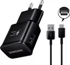 Incarcator Samsung A3 2017 A5 2017 A7 2017 A8 A8+ A8S A9 Fast Charger TA20EBE-DG970BBE Type-C 1M Negru 