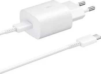 Incarcator Samsung A70 A70S A71 TA800EWE cablu DG977BWE Type C 1M Super Fast Charger Alb 