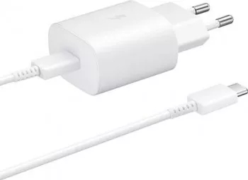 Incarcator Samsung A80 A90S TA800EWE cablu DG977BWE Type C 1M Super Fast Charger Alb 