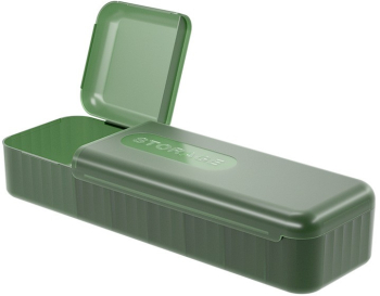Cutie Organizatoare pentru Cabluri Flippy din Plastic 28 x 9 x 6 cm Verde 
