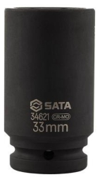 SATA - Cap cheie tubulara lunga de impact 3/4 6 laturi 25mm ST34613SC 