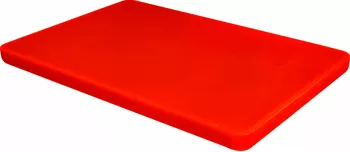 Tocator blat profesional bucatarie polietilena HDPE 600x400x20mm rosie pentru produse din carne cruda