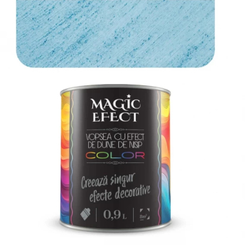 Pachet vopsea decorativa Magic Efect DUNE BLUE DIAMOND 1+1 gratis + pensula 