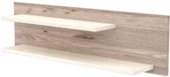 Raft dublu de perete Hubners Sofia 100 cm crem nisip 
