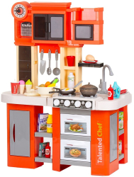 Set jucarie Chipolino Kitchen 84 cm cu sistem de curgere apa lumini sunete si 79 accesorii 