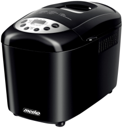 Aparat de paine Mesko MS 6022 1/1 5 kg 850 W 15 programe Display LCD Mixer dublu Cos detasabil Negru 