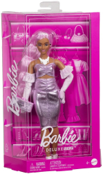 Barbie Deluxe Style Papusa Barbie Cu Par Mov 