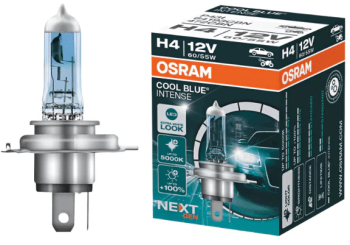 Bec auto far halogen Osram H4 Cool Blue Intense Next Generation +100 60/55w 12v P43t 1buc 
