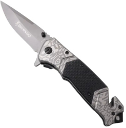 Cutit Tactic Pliabil de Supravietuire cu Design Camuflaj pentru Aventuri Sistem Taiat Centura Prindere Curea 22 cm 