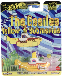 Hot Wheels Pop Culture Masinuta Metalica The Beatles Yellow Submarine Scara 1 64 