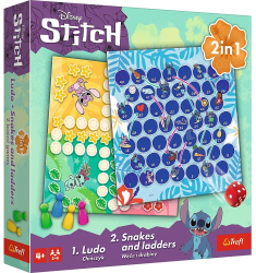 Joc Disney Stitch 2in1 Ludo Si Serpisori Scari 
