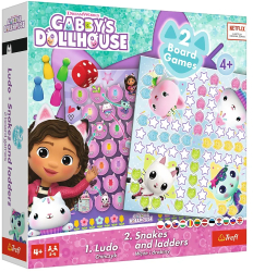 Joc Dream Works Gabbys House 2in1 Ludo Si Serpisori Scari 