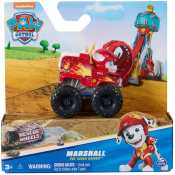 Patrula Catelusilor Pup Squad Racers Rescue Wheels Vehicul Metalic Marshall Scara 1 55 