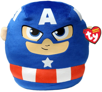 Plus Ty Squishy Beanies Marvel Captain America 30cm 