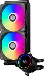 Cooler procesor PcCOOLER DA240 ARGB ARGB LED 2 x 120 mm Black 
