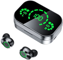 Casti wireless EM-YD03 inteligente Bluetooth 5.3 compatibilitate universala IOS + Android Latenta 38 ms Anulare activa a zgomotului 