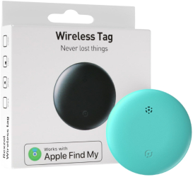 Dispozitiv antipierdere Airtag urmarire prin GPS Tracker compatibil IOS Iphone verde 