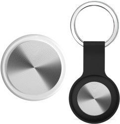 Dispozitiv antipierdere Airtag urmarire prin GPS Tracker compatibil IOS si Android negru 