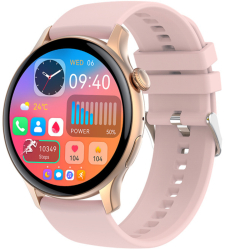 Smartwatch COOSTAR® Ceas Inteligent Unisex HK85 ecran AMOLED UltraHD 1 43&rdquo Rezolutie 466x466 Procesor Jerry 7012A6S NFC Aplicatie 