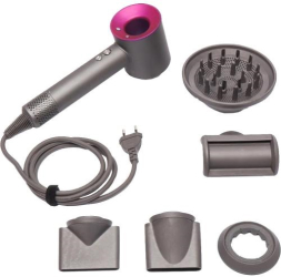 Uscator de par Fentch profesional cu ioni negativi potrivit pentru orice tip de par 1800 W calitate duritate confort 