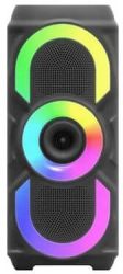 Boxa portabila cu bluetooth 10W MP3 USB lumini led rgb TF slot microfon karaoke acumulator 