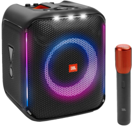 Boxa portabila JBL Partybox Encore 100W Bluetooth 10H Light show IPX4 Microfon wireless Negru 