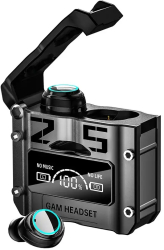 Casti wireless inteligente EM-M25 ecran digital control tactil Bluetooth 5.2 Sunet HiFi de inalta calitate autonomie extinsa 