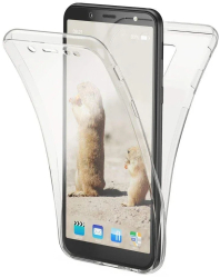 Husa Full TPU 360 fata + spate pentru Samsung Galaxy A6 2018 Transparent 