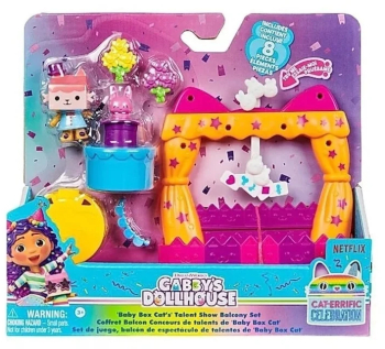 Set de joaca Gabbys Dollhouse - Balcon Concurs de talente 9 piese 