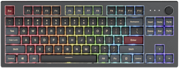 Tastatura Montech MKey TKL Darkness Yellow Switch RGB LED USB-C Black