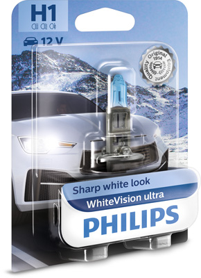 Bec Far H1 55W 12V White VIsion Ultra Blister Philips 