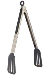 Cleste mare de bucatarie din inox si nylon gri 5.5 x 4 x 33.5 cm 