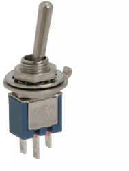 Comutator cu brat 1 circuit 1A-250V ON-ON cu retinere 