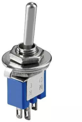Comutator ON-ON 3 pini 8x5x7mm cu retinere Goobay 