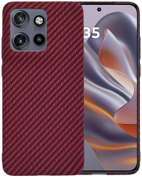 Husa pentru Motorola Edge 50 Neo / Motorola ThinkPhone 25 - Techsuit Carbonite FiberShell - Red 