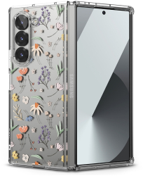 Husa pentru Samsung Galaxy Z Fold6 - Ringke Fusion Design - Dry Flowers 
