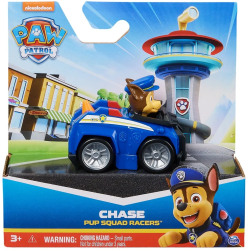 Patrula Catelusilor Pup Squad Racers Vehicul Cu Figurina Chase 