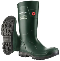 Cizme de protectie DUNLOP material Purofort culoare verde Purofort TerraPRo 45 
