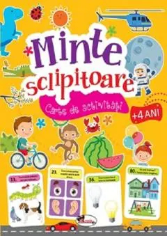 Minte sclipitoare. carte de activitati +4 ani Dreamland Publications 