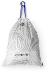 Saci de gunoi Brabantia PerfectFit Sort and Go/Built-In 1005568 marimea D 15-20 l 40 bucati albi 