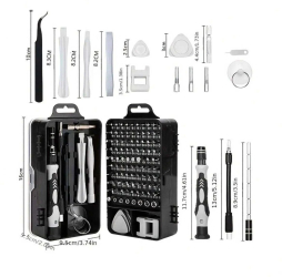 Set de surubelnite de precizie 115 in 1 instrumente de reparare multifunctionale 