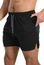 Short Sport pentru Barbati Negru - S
