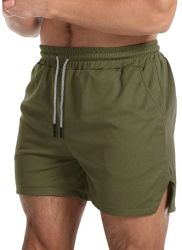 Short Sport pentru Barbati Verde - L