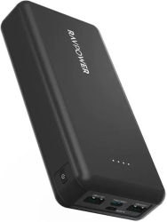Baterie externa RavPower RP-PB1216, 20.000 mAh, 15W, 4 porturi, Negru 