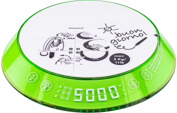 Cantar de bucatarie digital Casa Bugatti Glamour 5 kg verde