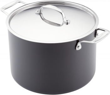 Oala Stellar-Hard Anodized aluminiu 33.5x24x20 cm negru/argintiu 