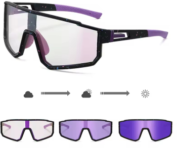 Ochelari de soare polarizati cu lentile fotocromatice Smart Vision violet 